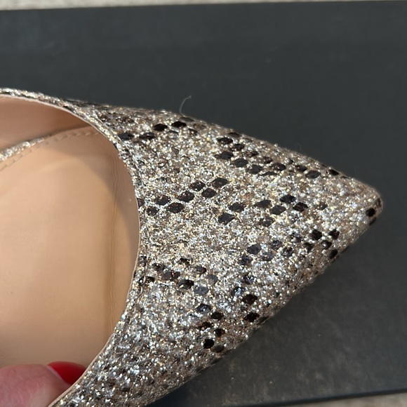 J. Crew Audrey Metallic Snakeskin Flats in Gold Brown, 7.5 - Picture 4 of 14